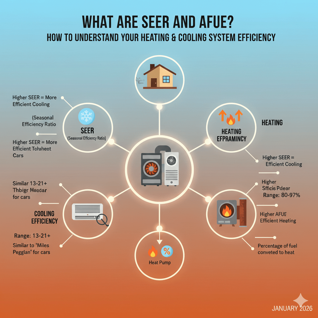 What Are SEER and AFUE