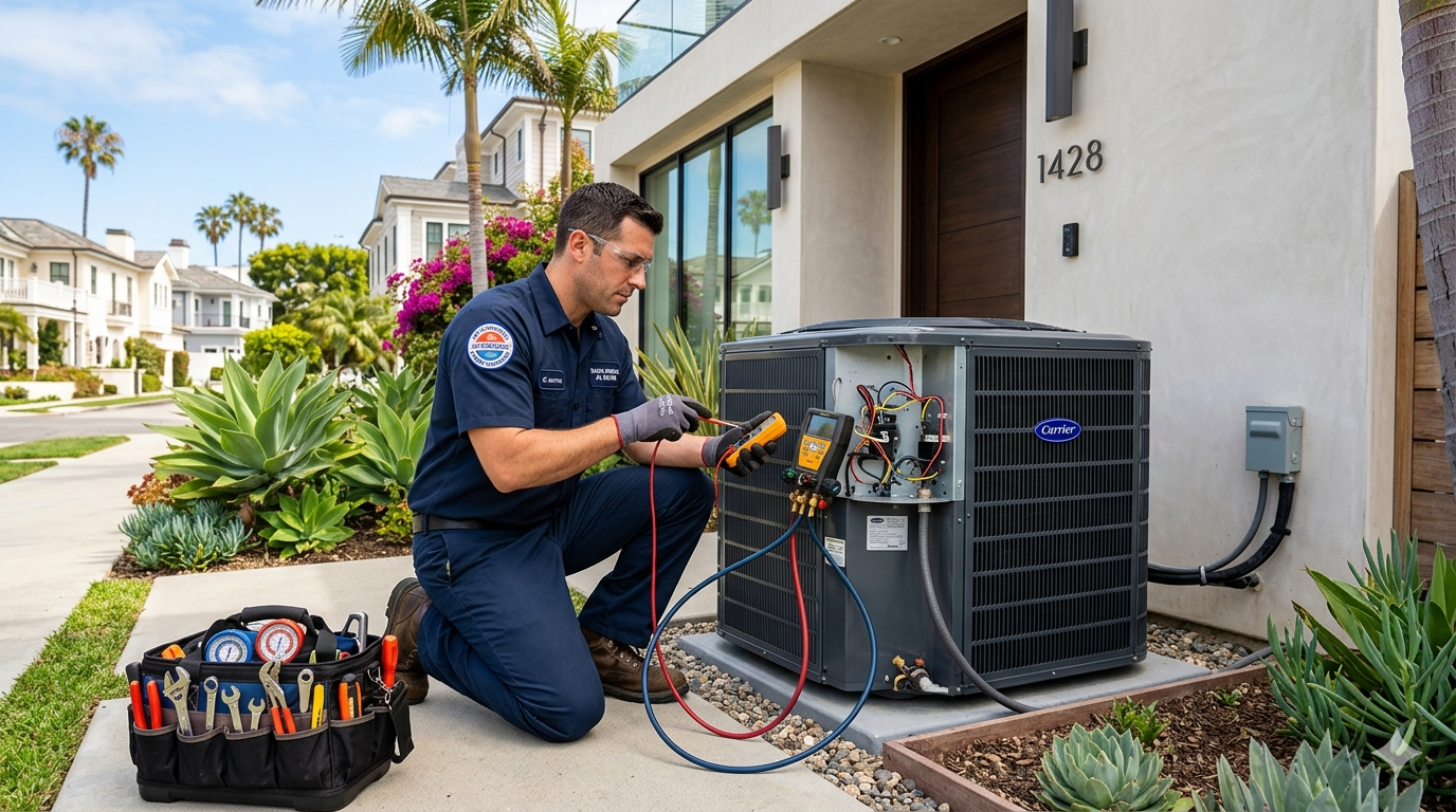 techinician make repair