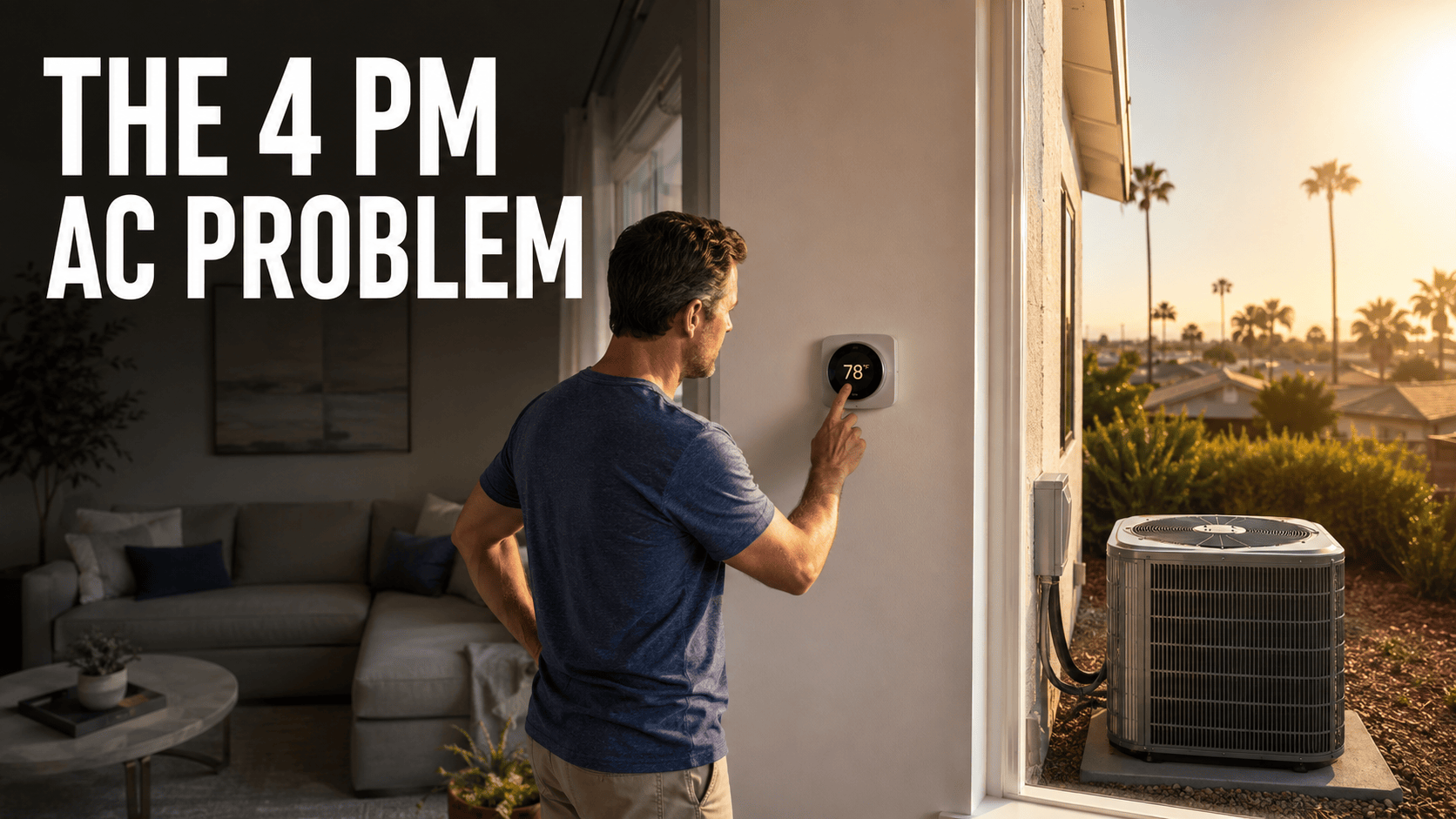 Air conditioner not cooling a Los Angeles home in the afternoon